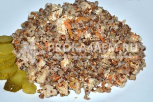 Гречка с куриной грудкой